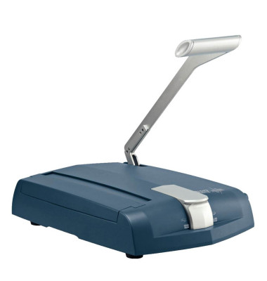 Buchbindegerät impressBIND 140 silber/blau für A4 7447