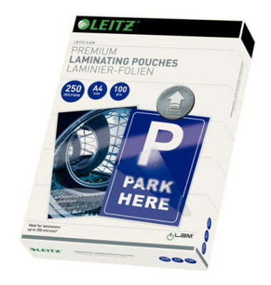 Laminierfolien iLAM Premium UDT 7484-00-00, A4, 222x309mm, glänzend