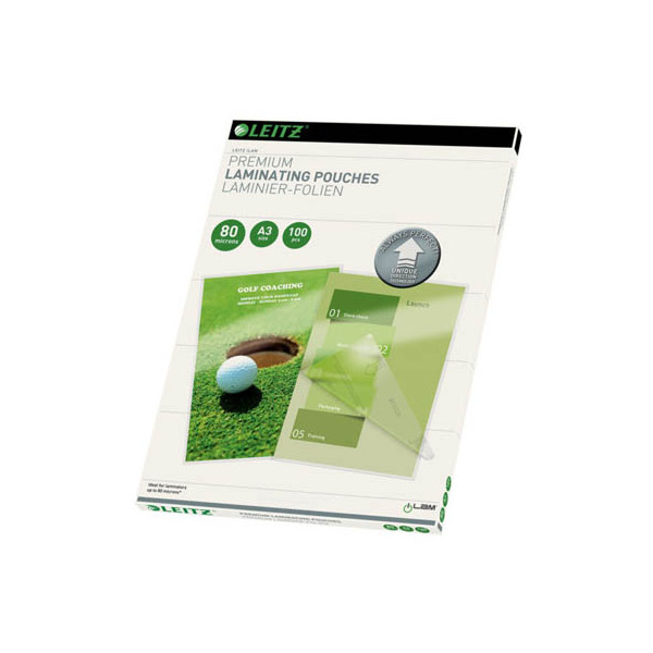 4002432397693 - Laminierfolien iLAM Premium UDT 7485-00-00 A3 297x420mm 80mic x2 glänzend 4002432397693 100 Stück