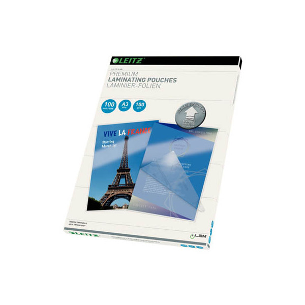 4002432397716 - Laminierfolien iLAM Premium UDT 7487-00-00 A3 303x426mm 100mic x2 glänzend 4002432397716 100 Stück