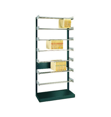 Regal OrgaClass Anbauregal 100 x 43 x 225 cm grau 