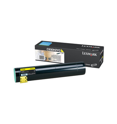 Toner C930H2YG, gelb, ca. 24000 Seiten
