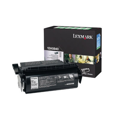 Toner 12A5840 Rückgabekassette schwarz ca 10000 Seiten Toner 12A5840 Rückgabekassette schwarz ca 10000 Seiten