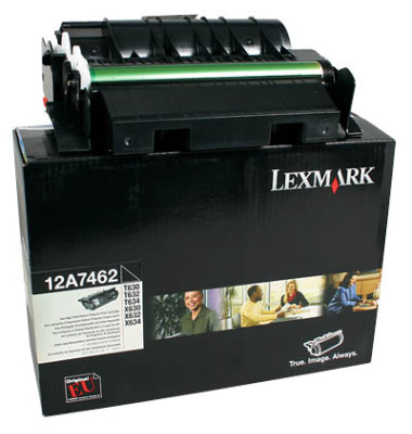 Lexmark Toner 12A7462 schwarz ca 21000 Seiten
