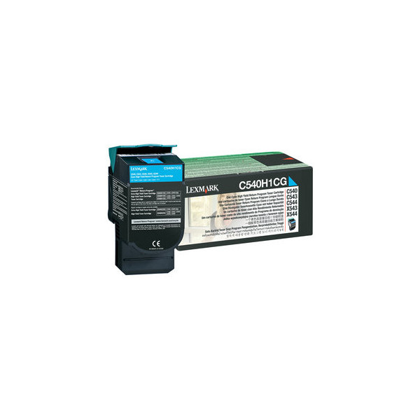 0734646083461 - X546dtn X548de dte Original Toner cyan 2000 Seiten (C540H1CG) für C540n C543dn C544dn dtn dw n C546dtn X543dn X544dn dtn n dw
