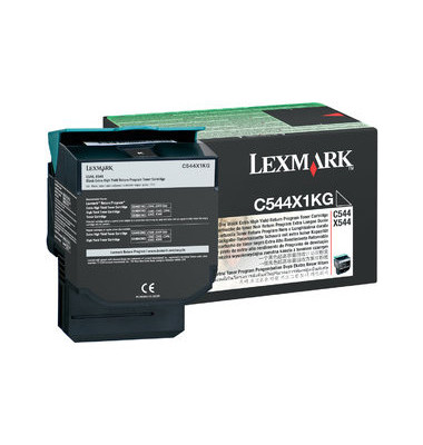 Toner C544X1KG, schwarz, ca. 6000 Seiten