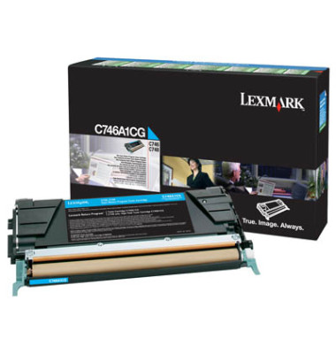 Toner C746A1CG cyan ca.7.000 Seiten Rückgabe