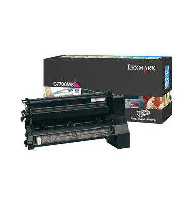 Toner 00C7700MS Rückgabekassette magenta ca 6000 Seiten Toner 00C7700MS Rückgabekassette magenta ca 6000 Seiten