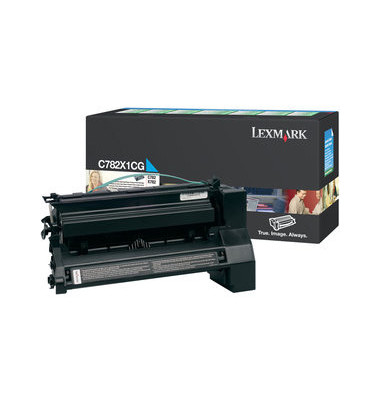 Toner C782X1CG cyan ca 15000 Seiten