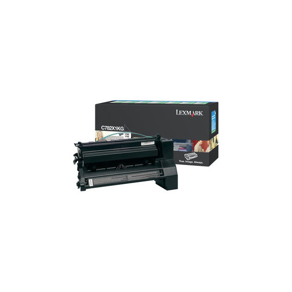 0734646018777 - - Besonders hohe Ergiebigkeit - Schwarz - Original - Tonerpatrone LCCP LRP - für C782dn 782dtn 782n X782e 782e MFP 782e Page Plus Solution (0C782X1KG)