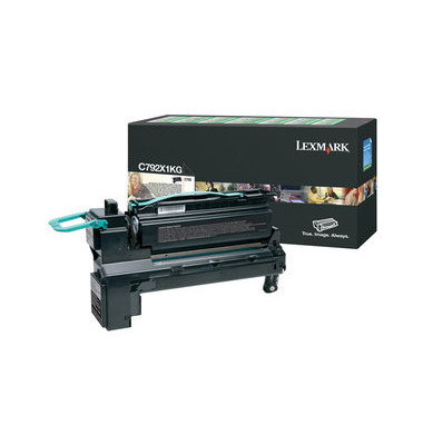 Toner C792X1KG, schwarz, ca. 20000 Seiten