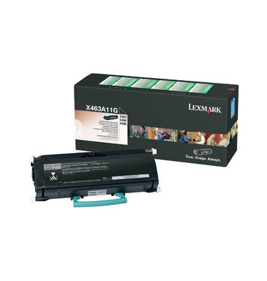 Toner X463A11G Rückgabekassette schwarz ca 3500 Seiten