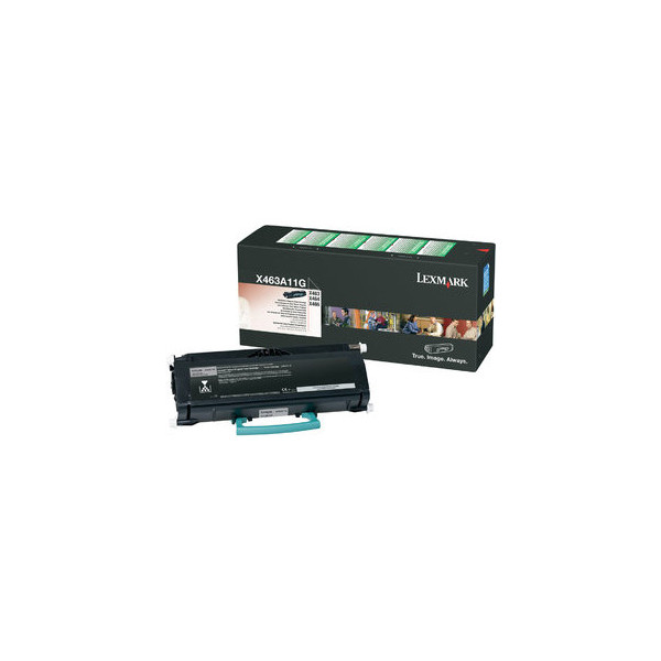 0734646317528 - Original Toner schwarz 3500 Seiten (X463A11G) für X463de X464de X466de dte dwe