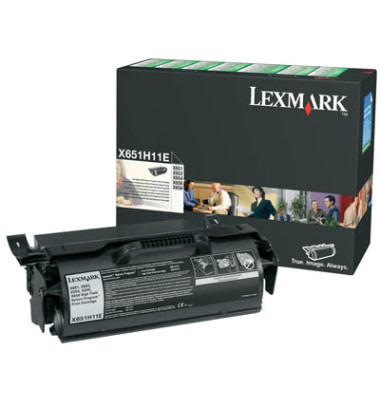 Toner 0X651H11E Rückgabekassette schwarz ca 25000 Seiten