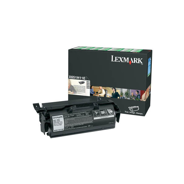 Lexmark Toner X651H11E, schwarz, ca. 25000 Seiten 0734646073745 Lexmark