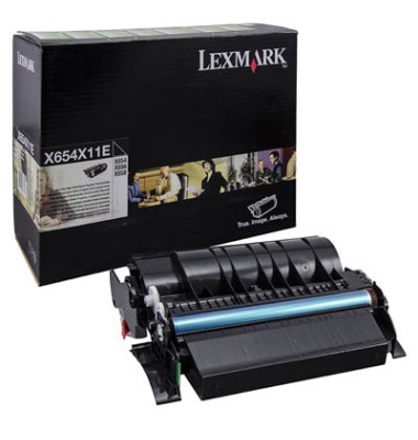 Toner 0X654X11E, schwarz, ca. 36000 Seiten