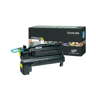 Toner X792X1YG, gelb, ca. 20000 Seiten