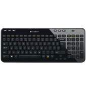 PC-Tastatur Wireless Keyboard K360, kabellos (USB-Funk), Unifying-Empfänger, schwarz