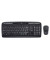 Tastatur-Maus-Set MK330, kabellos (USB-Funk), flach, leise, Sondertasten, schwarz