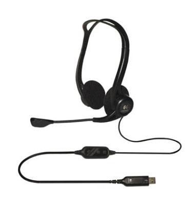 Headset PC 960 Kopfbügel USB Stereo schwarz