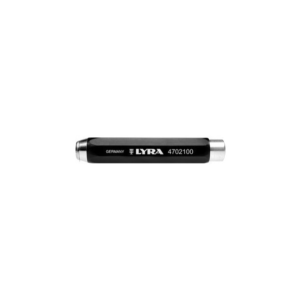 10 Stück Lyra Kreidehalter, L4702100, schwarz, 8-eckig, 10x100mm (ØxL) 4084900630082 Lyra