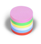 Moderationskarten 111151710, Ø 14cm, Kreis, 120g, farbig sortiert 
