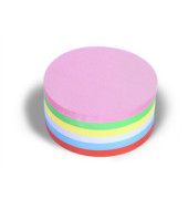 Moderationskarten 111151810, Ø 19cm, Kreis, 120g, farbig sortiert 
