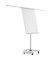 Flipchart mobil de Luxe, 12270F13, 68x106,5cm, lichtgrau, mit Rollen, mit 2 Seitenarmen