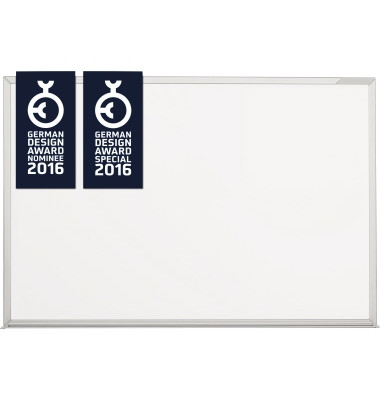Whiteboard Design CC 120 x 90cm emailliert Aluminiumrahmen