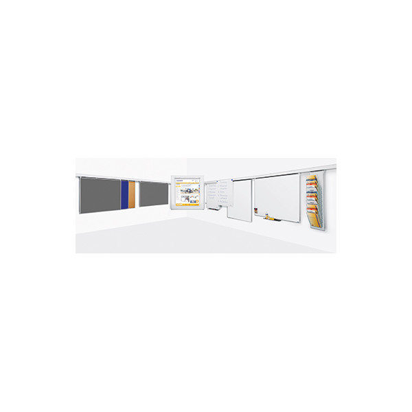 4013695004310 - Wandflipchart 1246010 75x100cm weiß ohne Rollen für die Wand 4013695004310 Magnetoplan