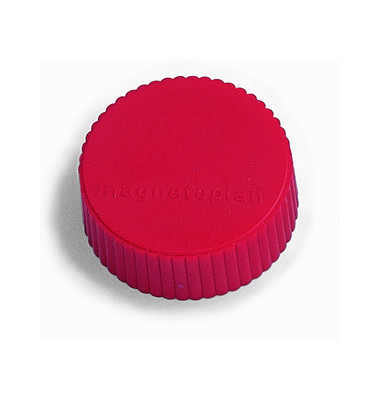 Haftmagnet Discofix Magnum, 1660006, Rund, 34mm &Oslash;, rot, 2000g