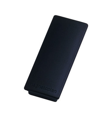 Haftmagnet Discofix, 1665112, rechteckig, 55x22mm, schwarz, 1,3kg