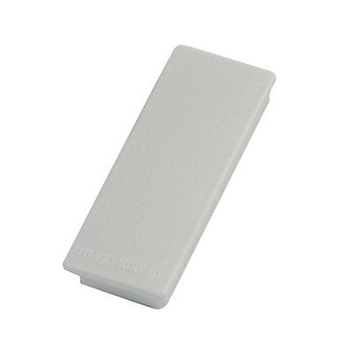 Haftmagnet Discofix, 1665101, rechteckig, 55x22mm, grau, 1,3kg