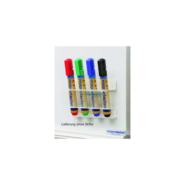 4013695021041 - Stiftehalter Acryl magnetisch farblos f4 Marker 4013695021041 magnetoplan