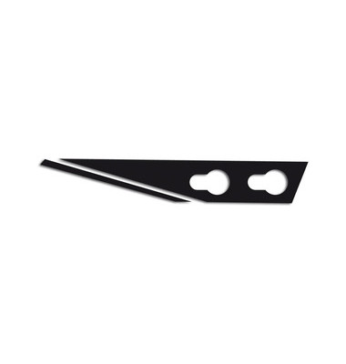 Bastelmesser-Ersatzklingen Grafikerklinge, 6mm Skalpellklinge Stahl