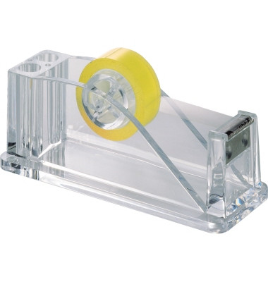 Klebebandabroller Acryl 19570 05, f&uuml;r Klebeb&auml;nder bis 22mm x 33m, transparent