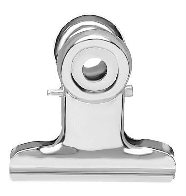 Briefklemmer 217 70 96, 70mm, Metall vernickelt silber Briefklemmer 217 70 96, 70mm, Metall vernickelt silber