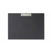 Klemmbrett 2336790, A3 quer, schwarz, Karton mit Kunststoffüberzug, inkl Aufhängeöse