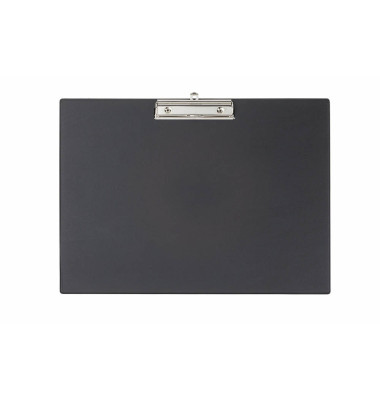 Klemmbrett 2336790, A3 quer, schwarz, Karton mit Kunststoff&uuml;berzug, inkl Aufh&auml;nge&ouml;se