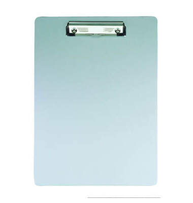 Klemmbrett Aluminium mit Bügelklemme 2352808, A4, aluminium, Aluminium, inkl Aufhängeöse