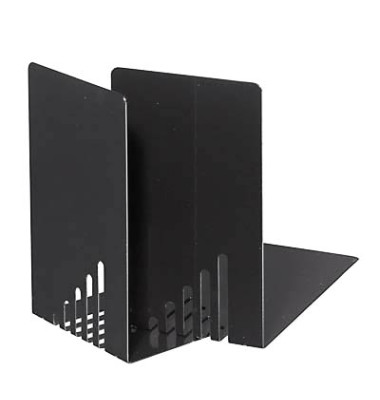 Buchstützen 3501090 8,5x14x14cm (BxTxH) Metall schwarz