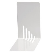 Buchstützen 3501002 8,5x14x14cm (BxTxH) Metall weiß