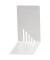 Buchstützen 3501002 8,5x14x14cm (BxTxH) Metall weiß