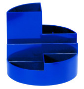 Schreibgeraetekoecher blau 4 Faecher