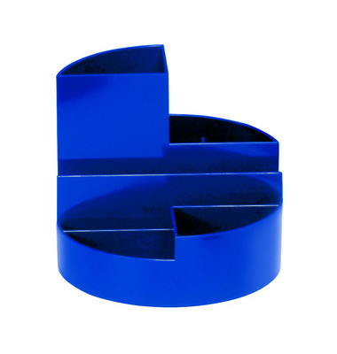 Schreibgeraetekoecher blau 4 Faecher