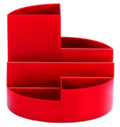 Schreibgeraetekoecher rot 4 Faecher