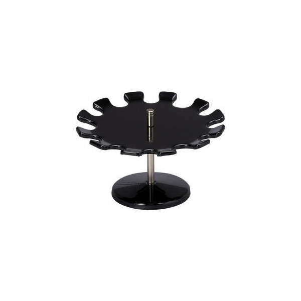 4002390002868 - Stempelträger für 12 Stempel schwarz Ø160mm drehbar rund 4002390002868 Maul