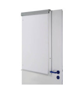Wandflipchart MAULoffice, 6374895, 103x71x8,5cm, silber, ohne Rollen, für die Wand