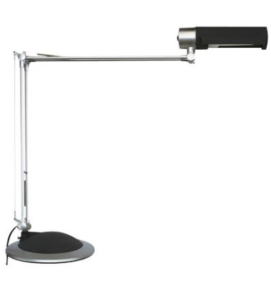 LED-Schreibtischlampe MAULoffice, silber, mit Standfuß