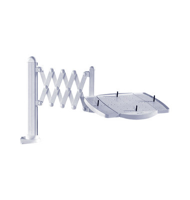 Telefonscherenarm Platte 37,5 x 22cm grau Telefonscherenarm Platte 37,5 x 22cm grau